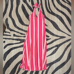 ASOS striped maxi dress